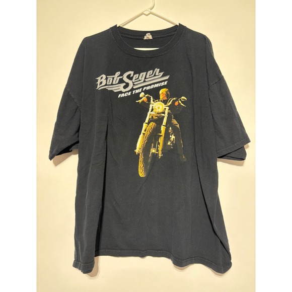 Anvil Other - Anvil Mens 3X Black Bob Seger Face the Promise 2006-2007 Tour Short Sleeve Shirt